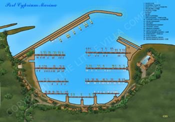 Marina layout plan