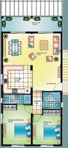 Luxury Penthouse Apartment Layout Plan